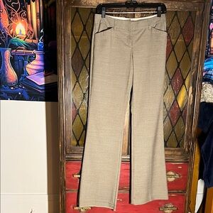 Vintage Express Design Studio Brown/Tan/dk gr Grandpa Plaid Women's Editor Pants